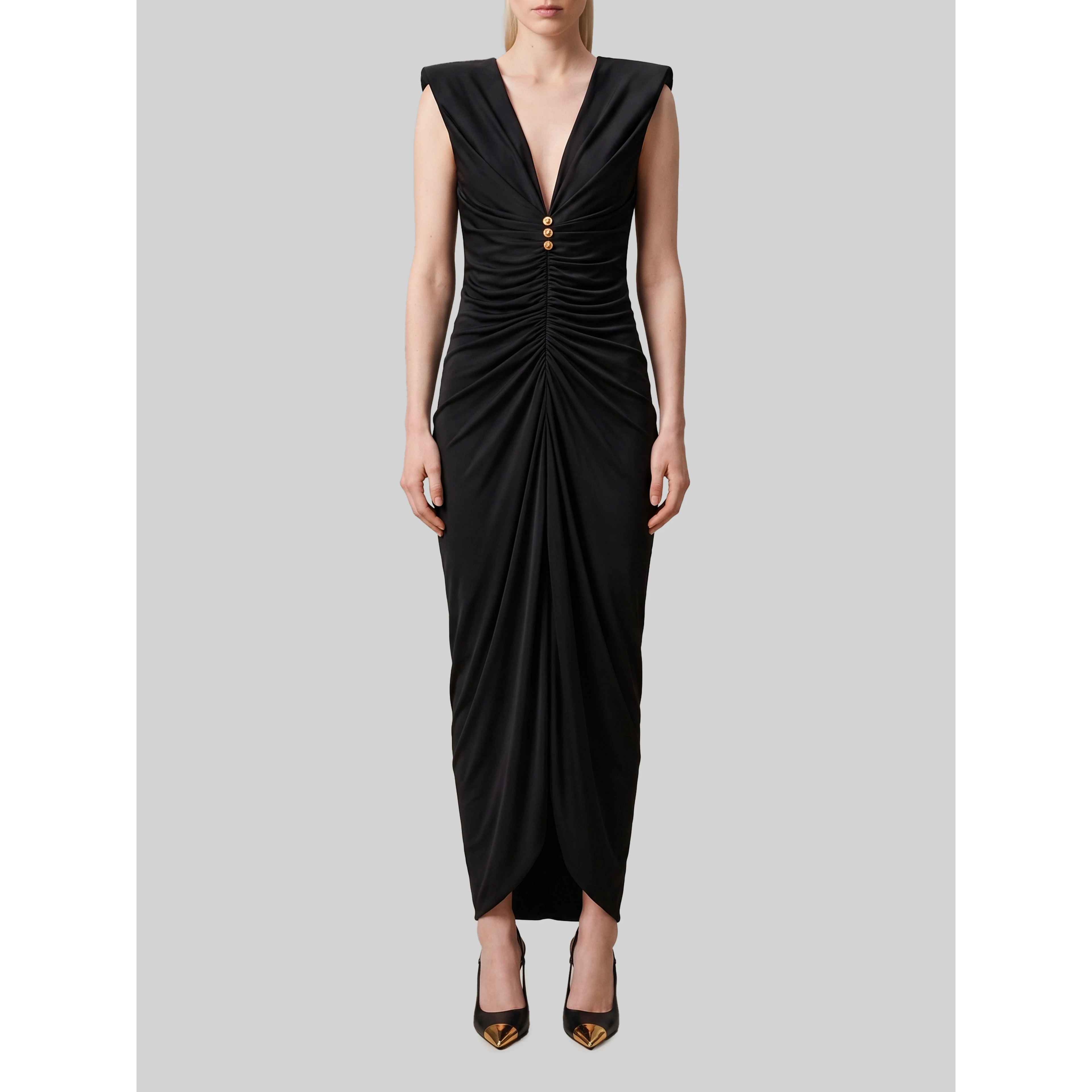 Viscose jersey evening dress