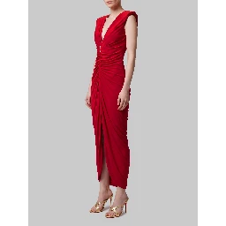 Viscose jersey evening dress