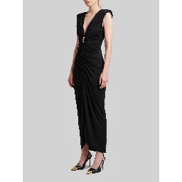 Viscose jersey evening dress