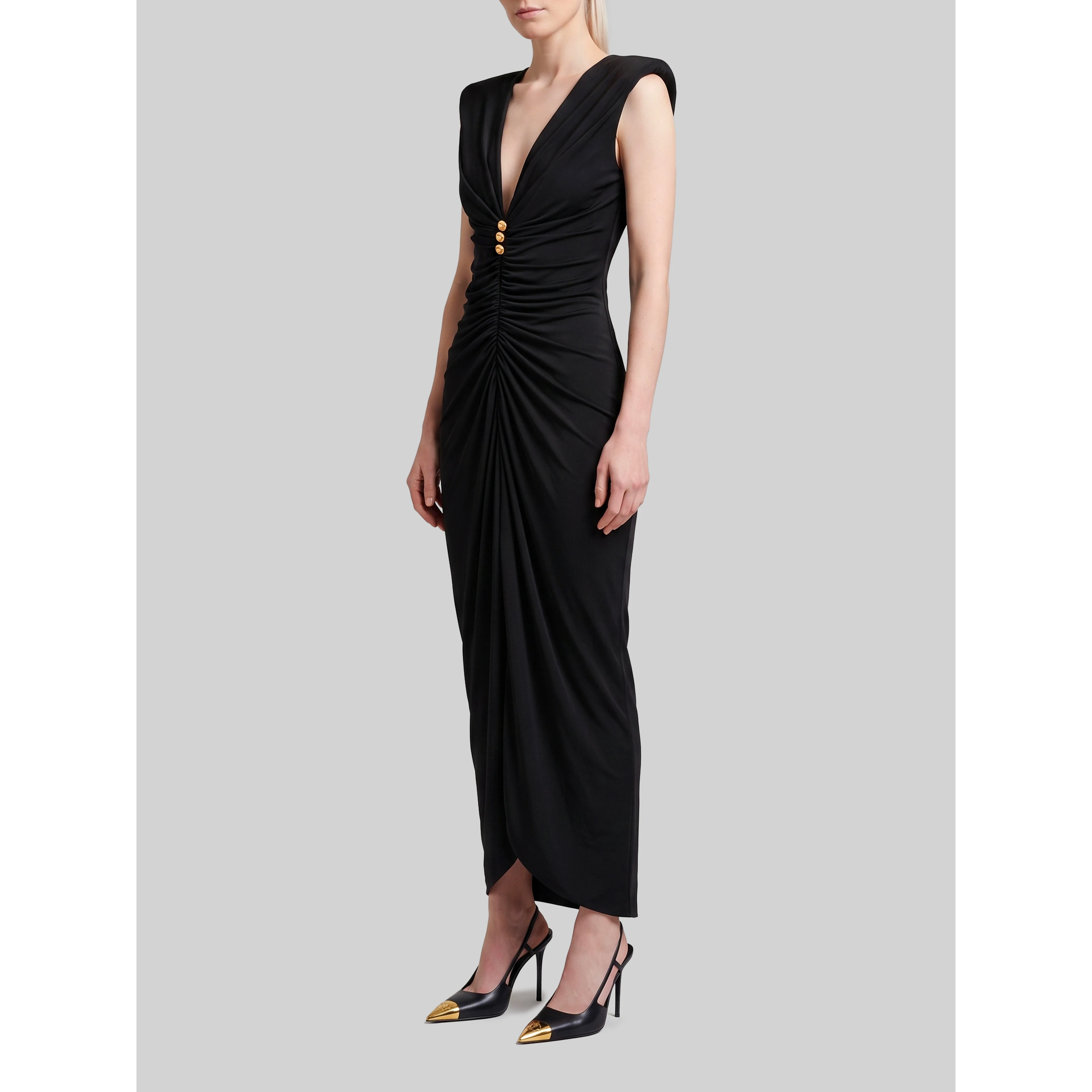 Viscose jersey evening dress