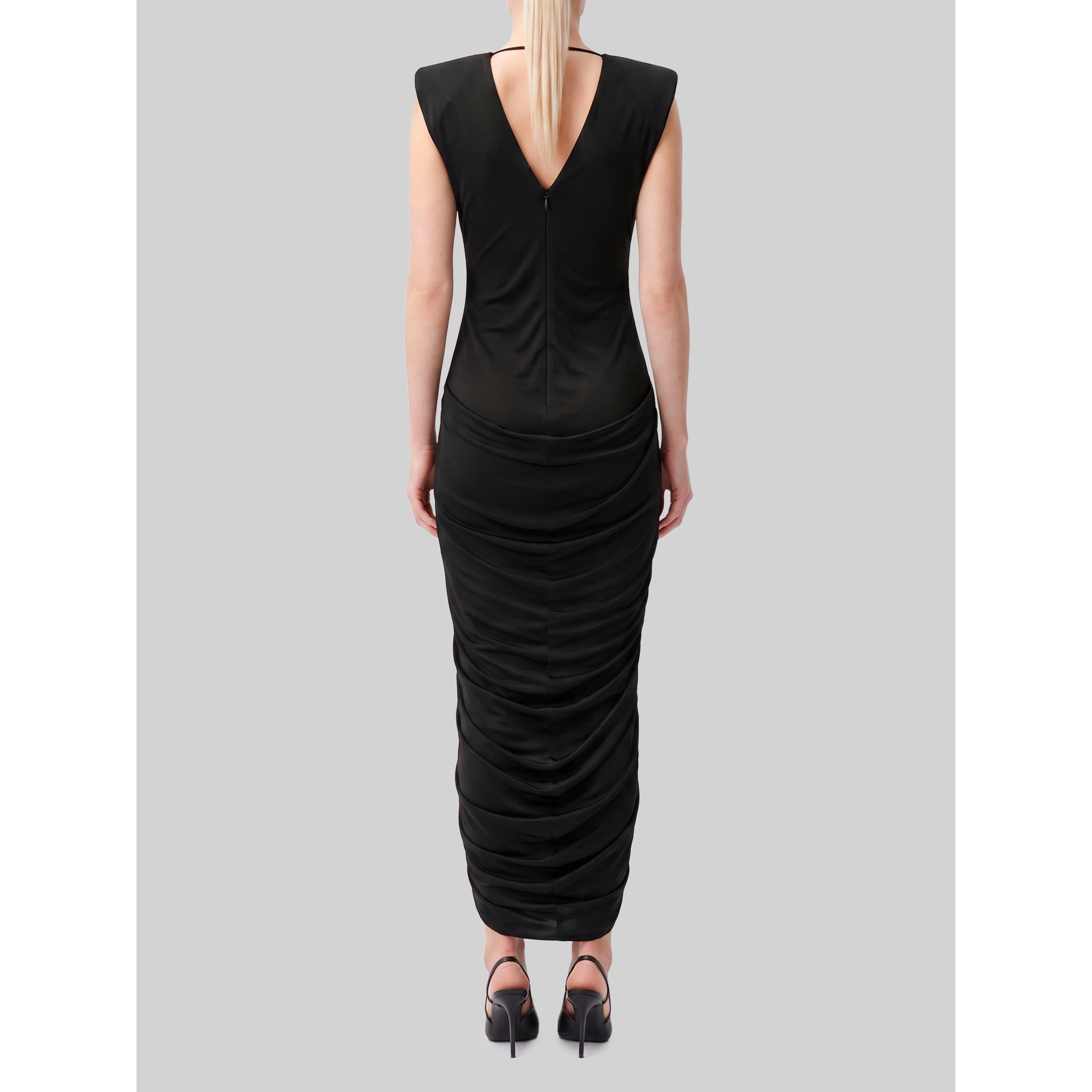 Viscose jersey evening dress
