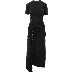 Gathered jersey dress