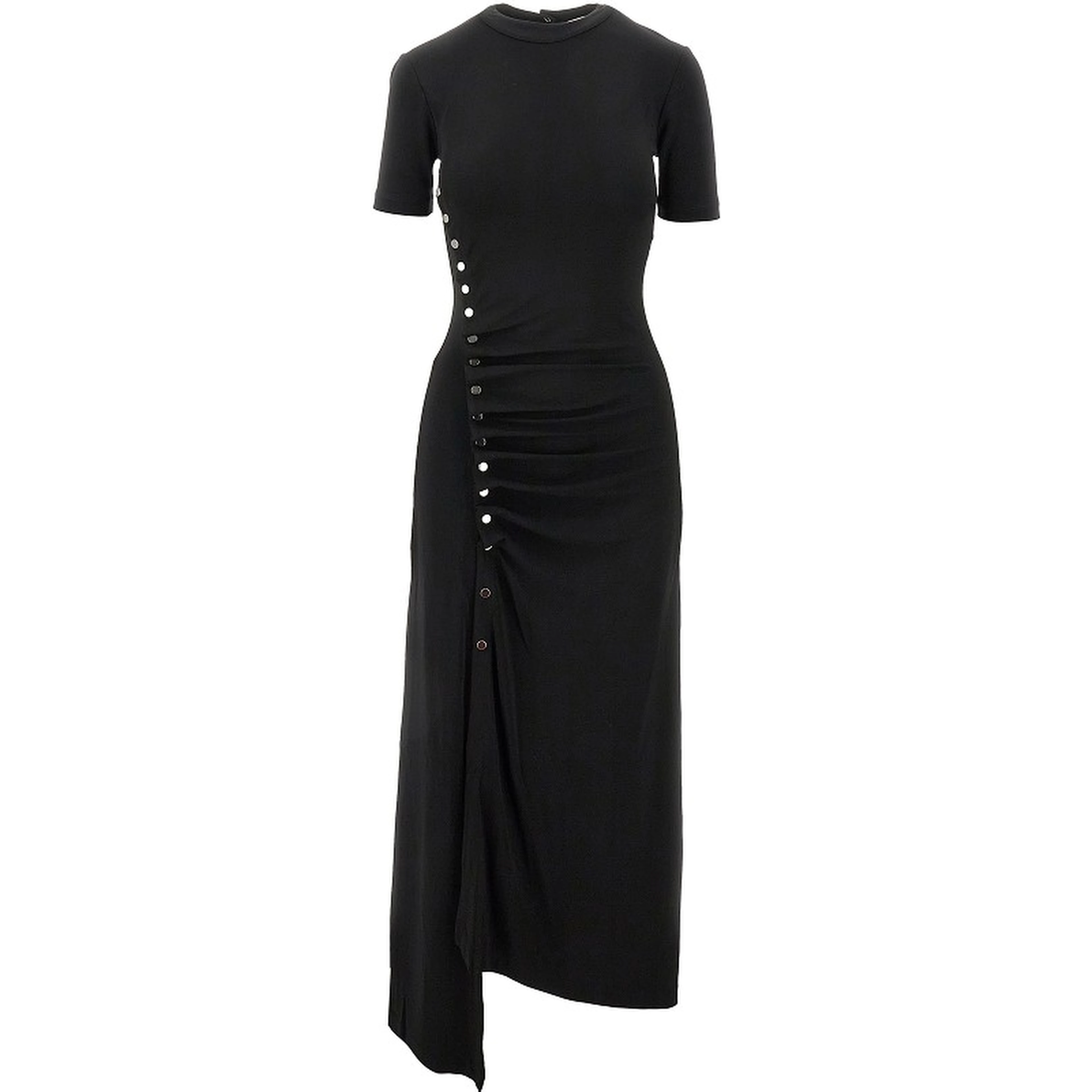 Gathered jersey dress