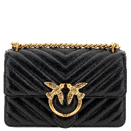 Chevron leather Mini Love One bag