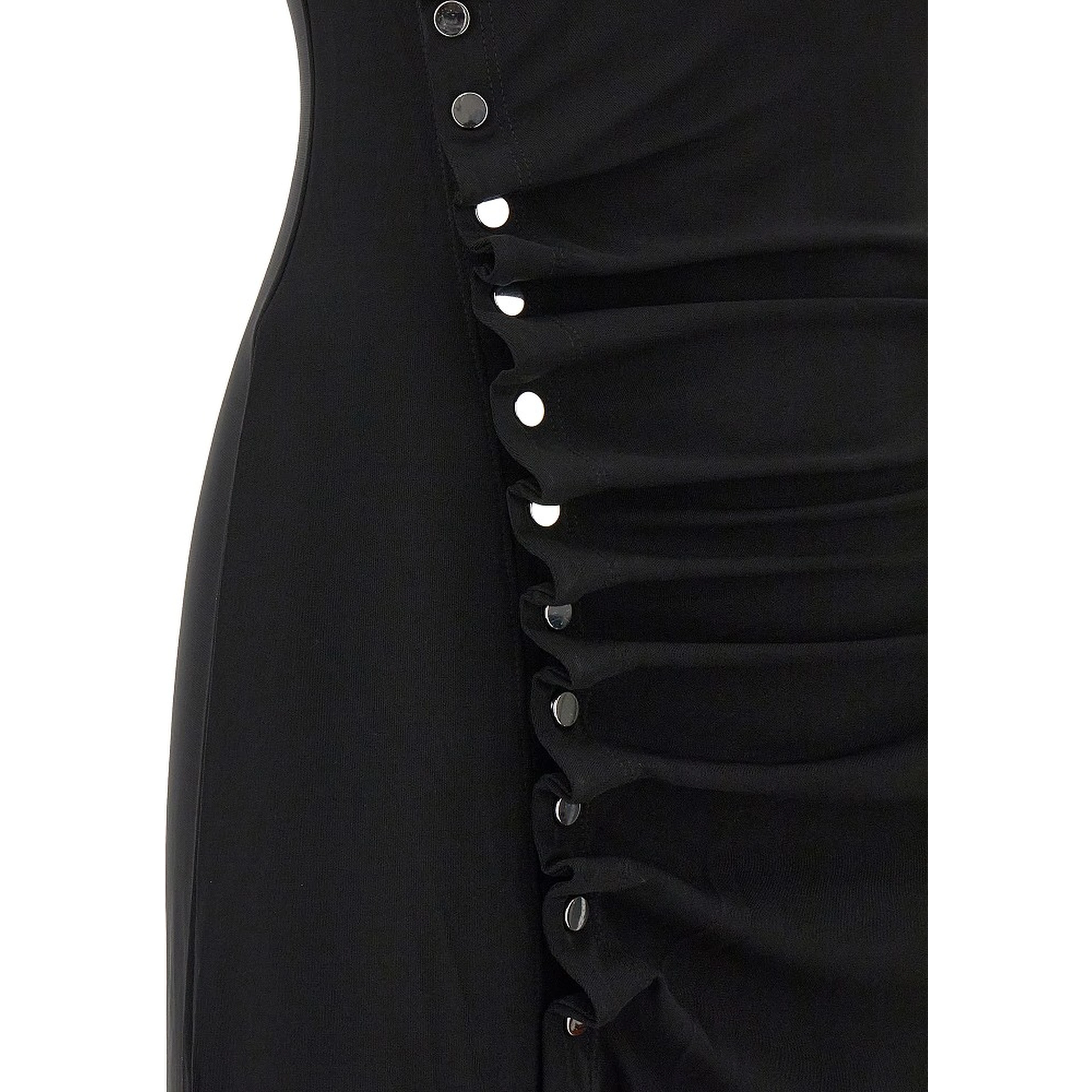 Gathered jersey dress