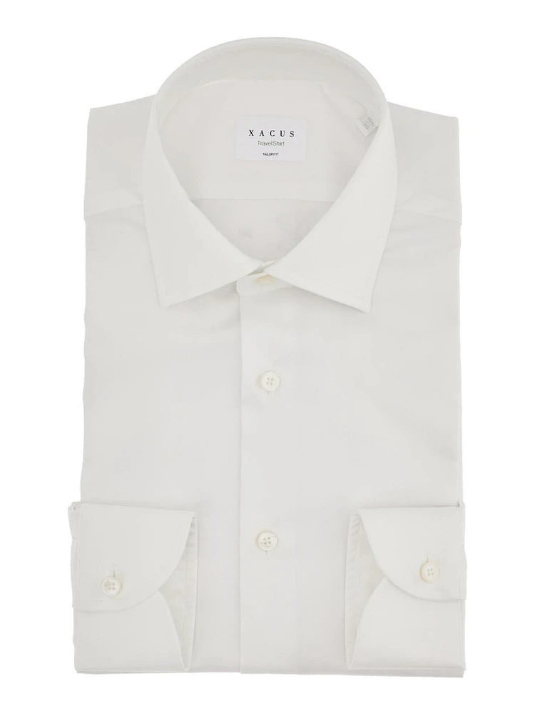 'Travel Shirt' Tailor Fit cotton shirt