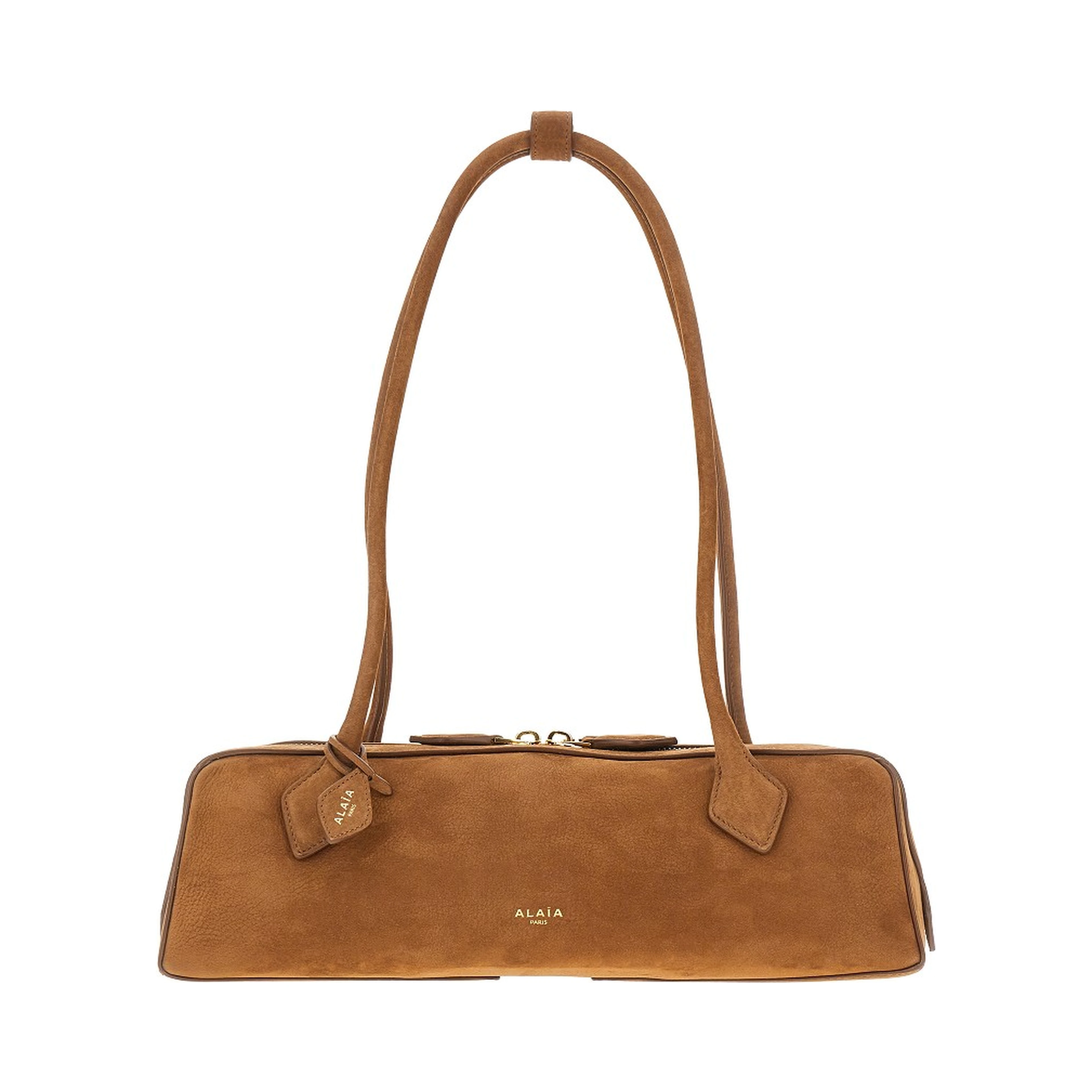 Nubuck leather medium 'Le Teckel' bag