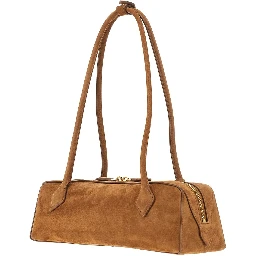 Nubuck leather medium 'Le Teckel' bag