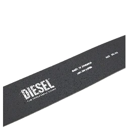 'D' logo leather belt