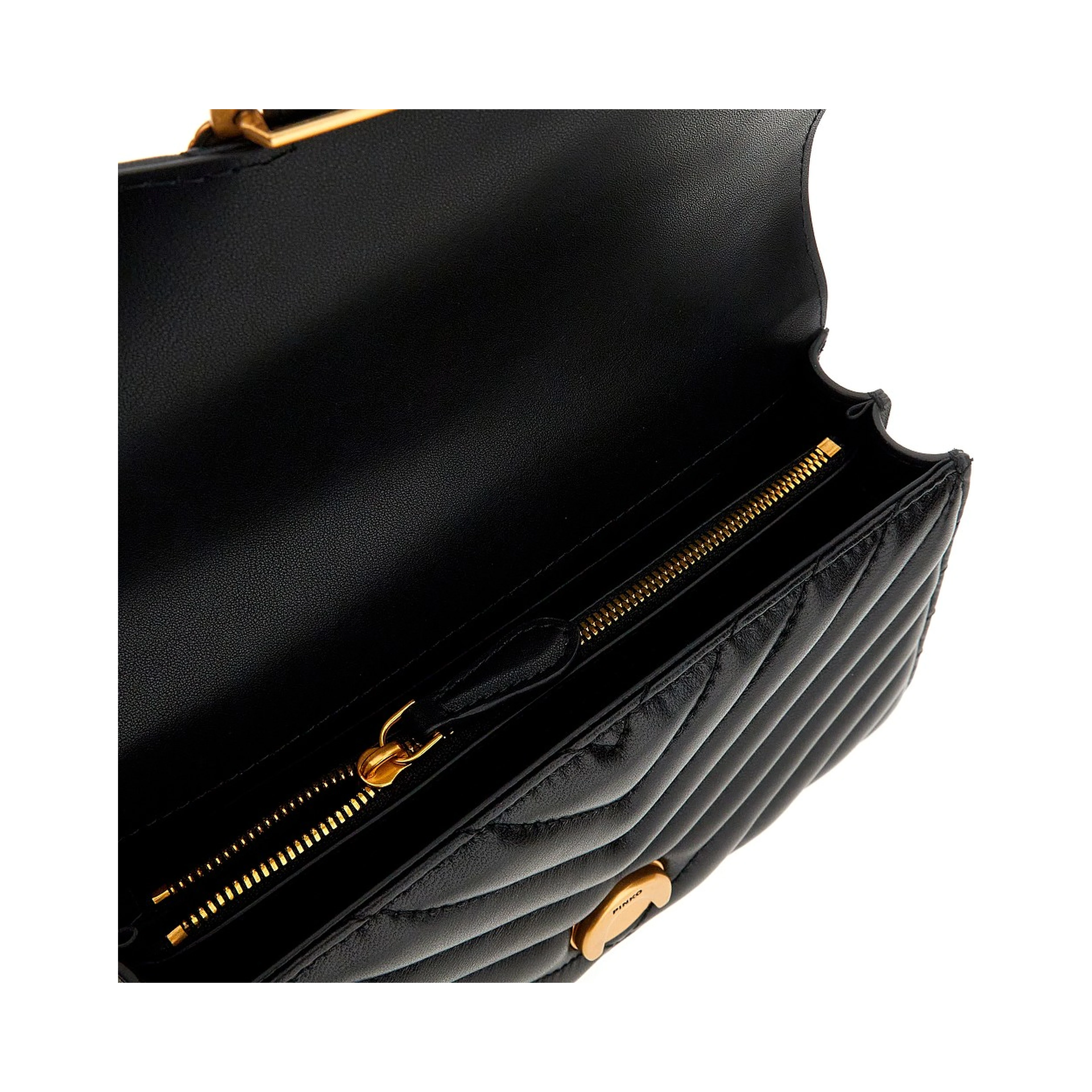 Chevron leather Mini Love One bag