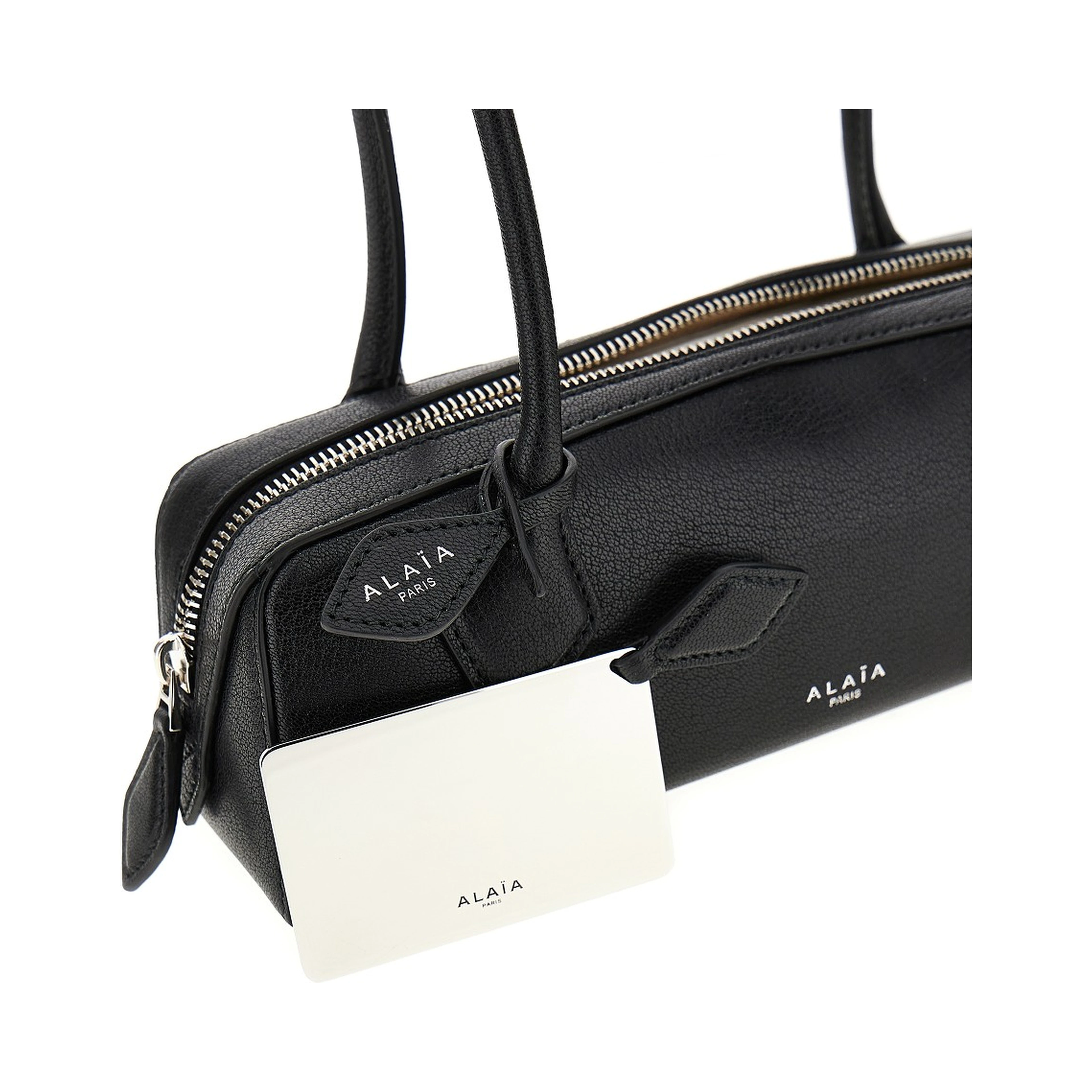Grained leather small 'Le Teckel' bag