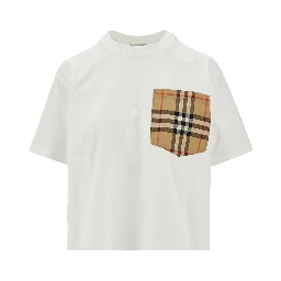 Check pocket T-shirt