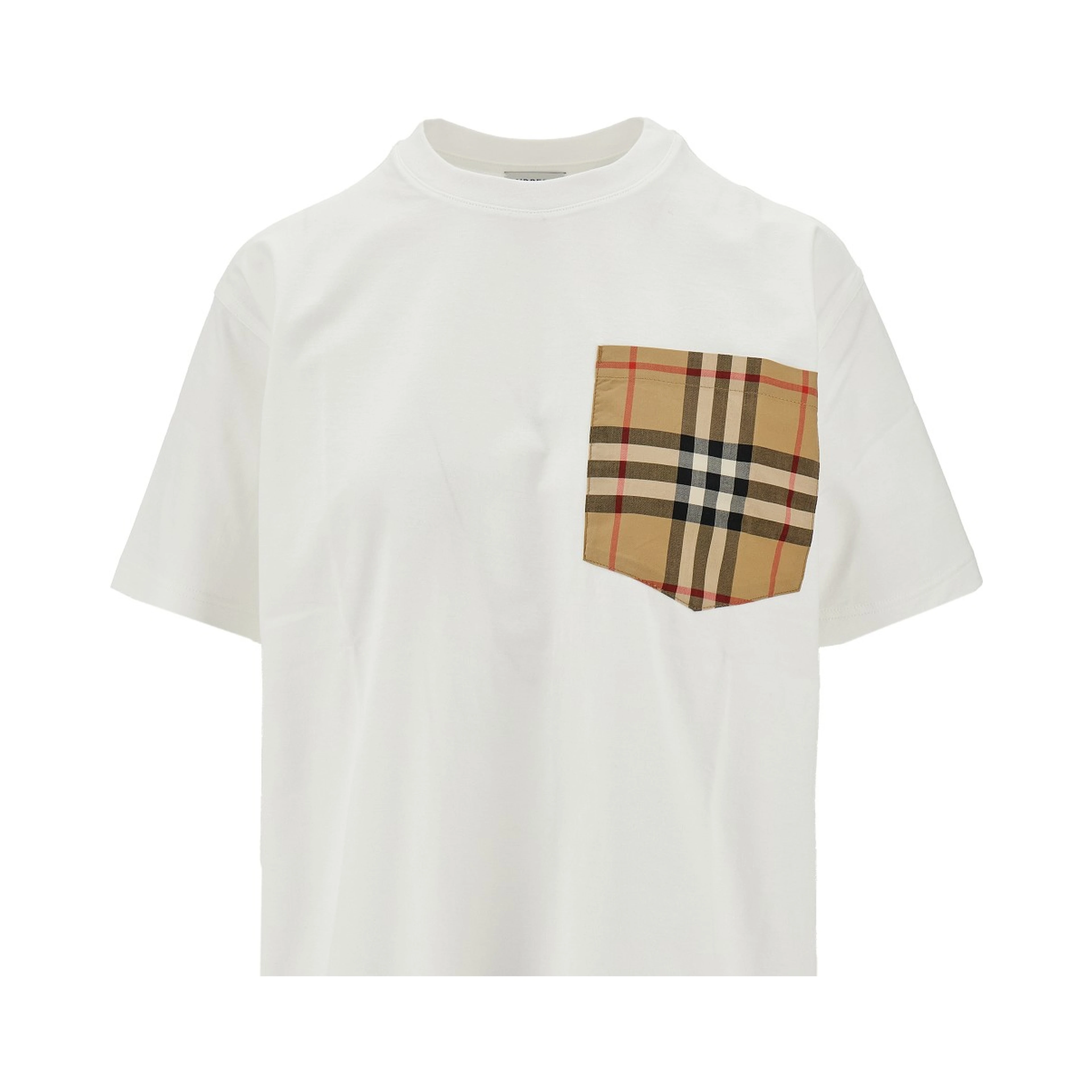 Check pocket T-shirt