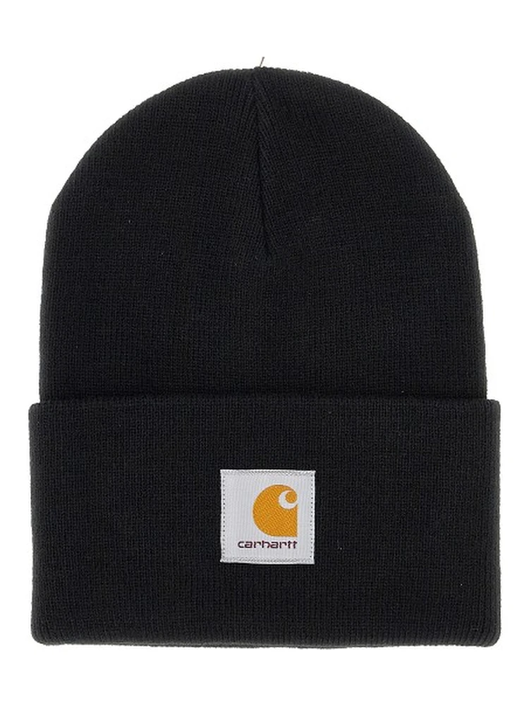 Logo patch beanie