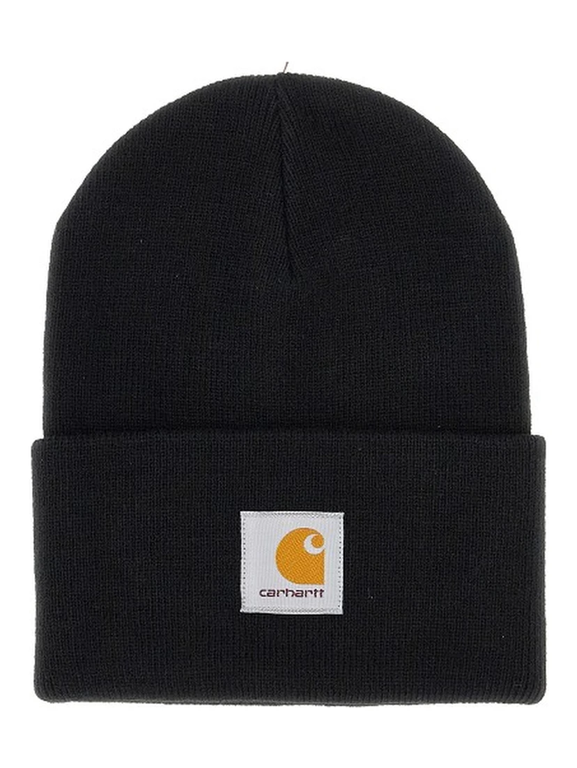 Logo patch beanie