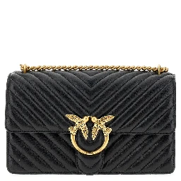 Chevron leather 'Love One Classic' bag