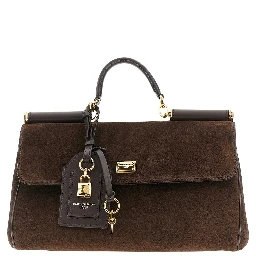 Suede leather 'My Sicily' handbag
