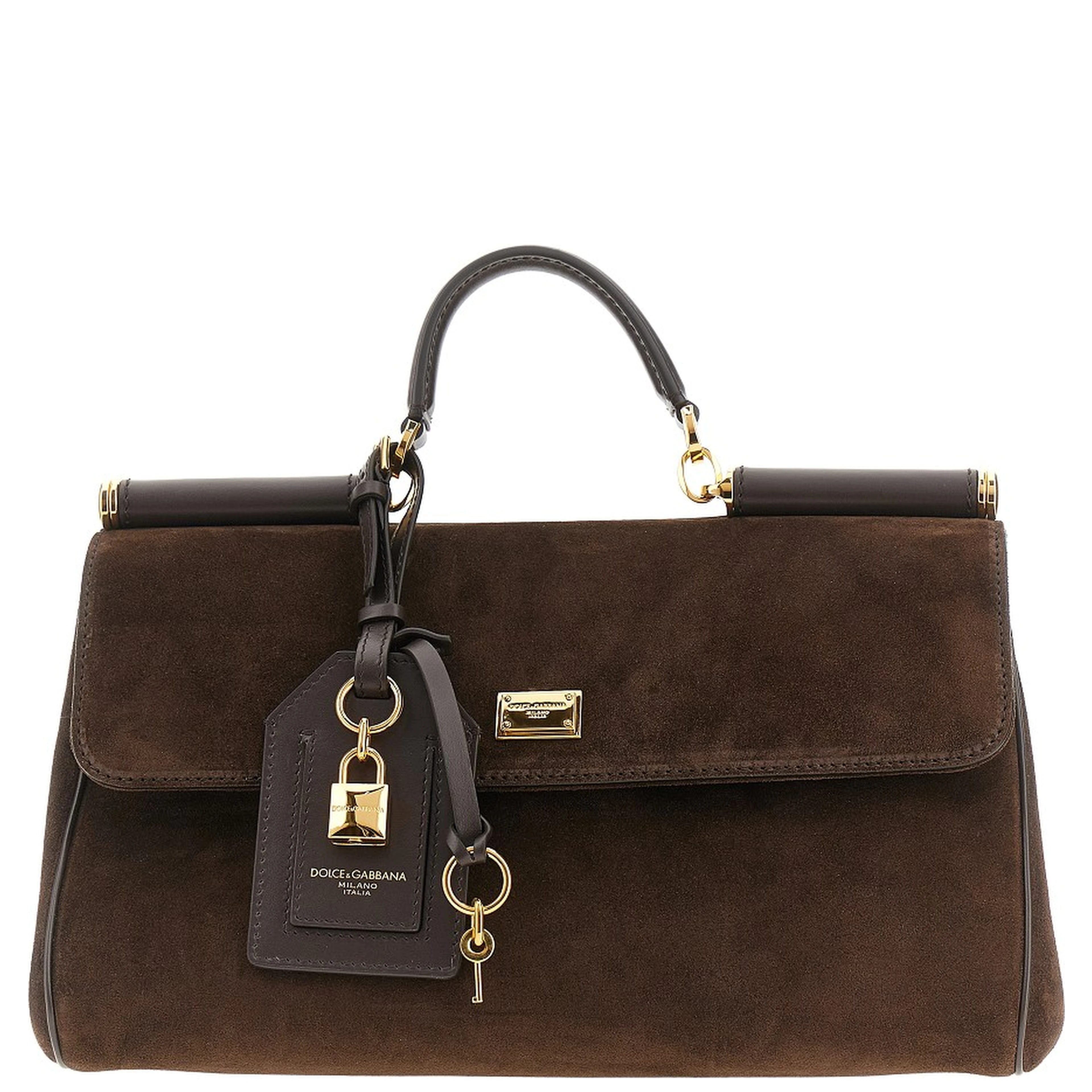 Suede leather 'My Sicily' handbag