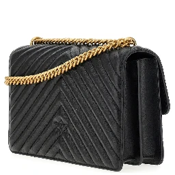 Chevron leather 'Love One Classic' bag