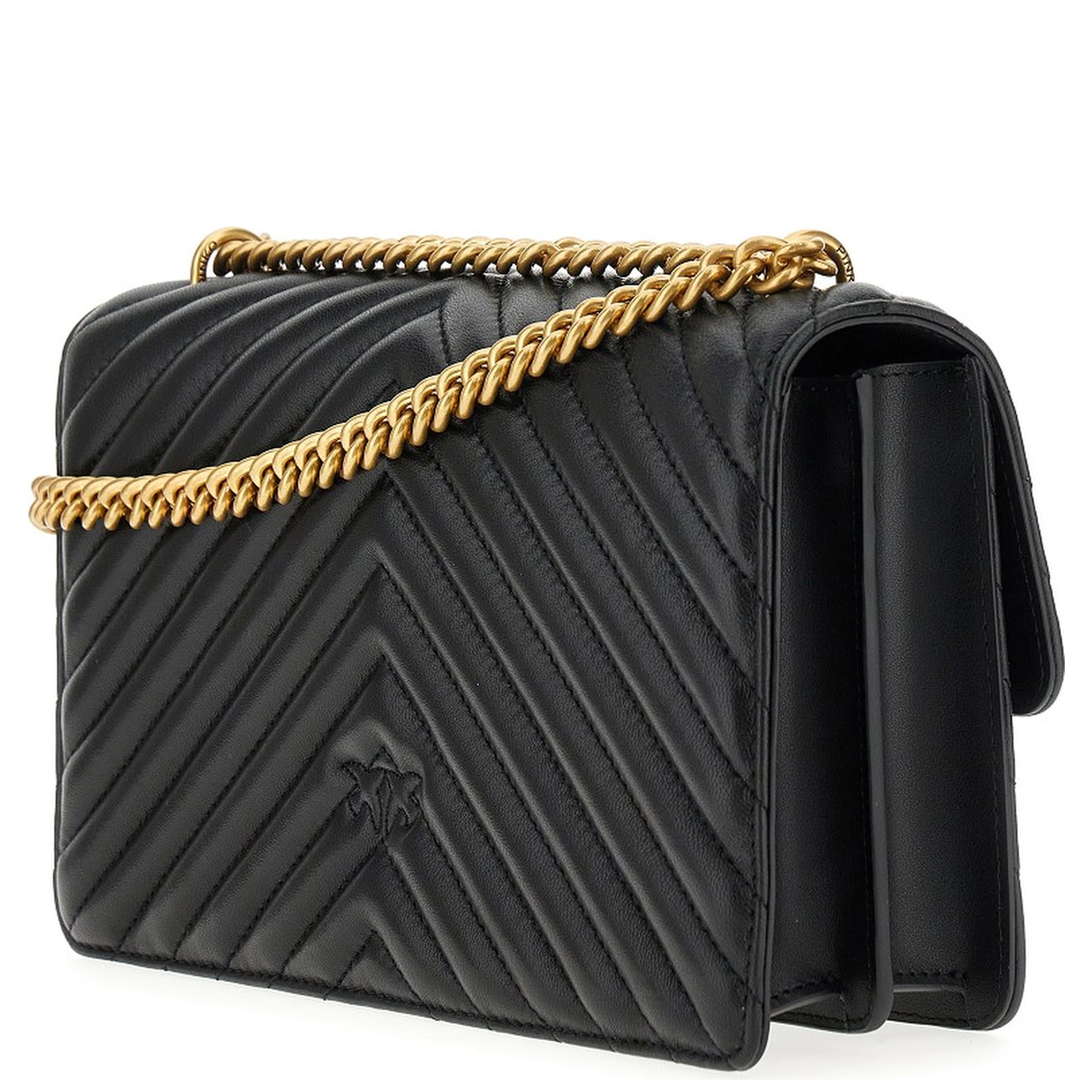 Chevron leather 'Love One Classic' bag