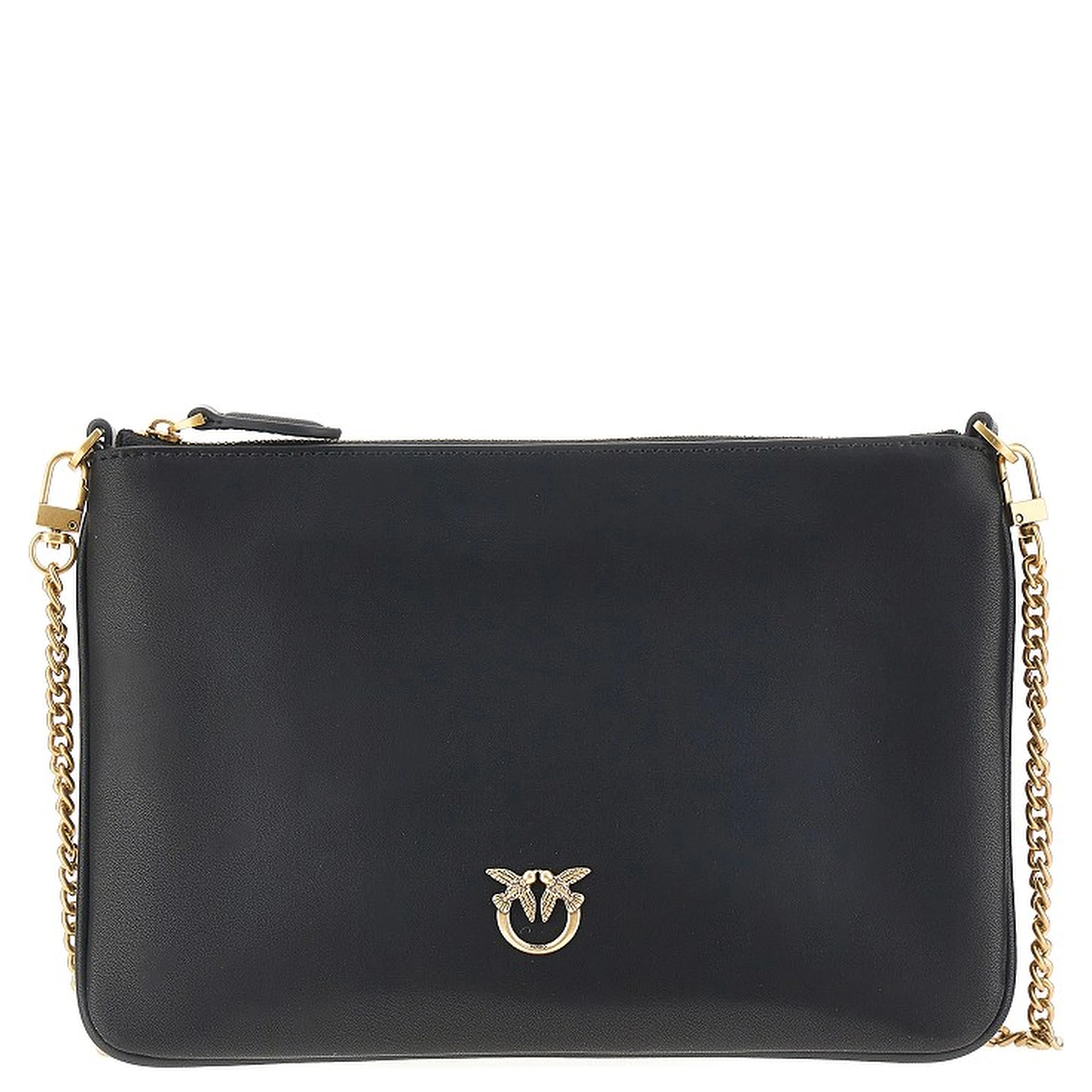 Flat Classic leather pouch