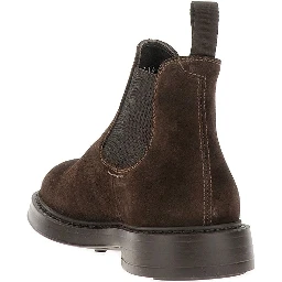 Suede leather Chelsea boots
