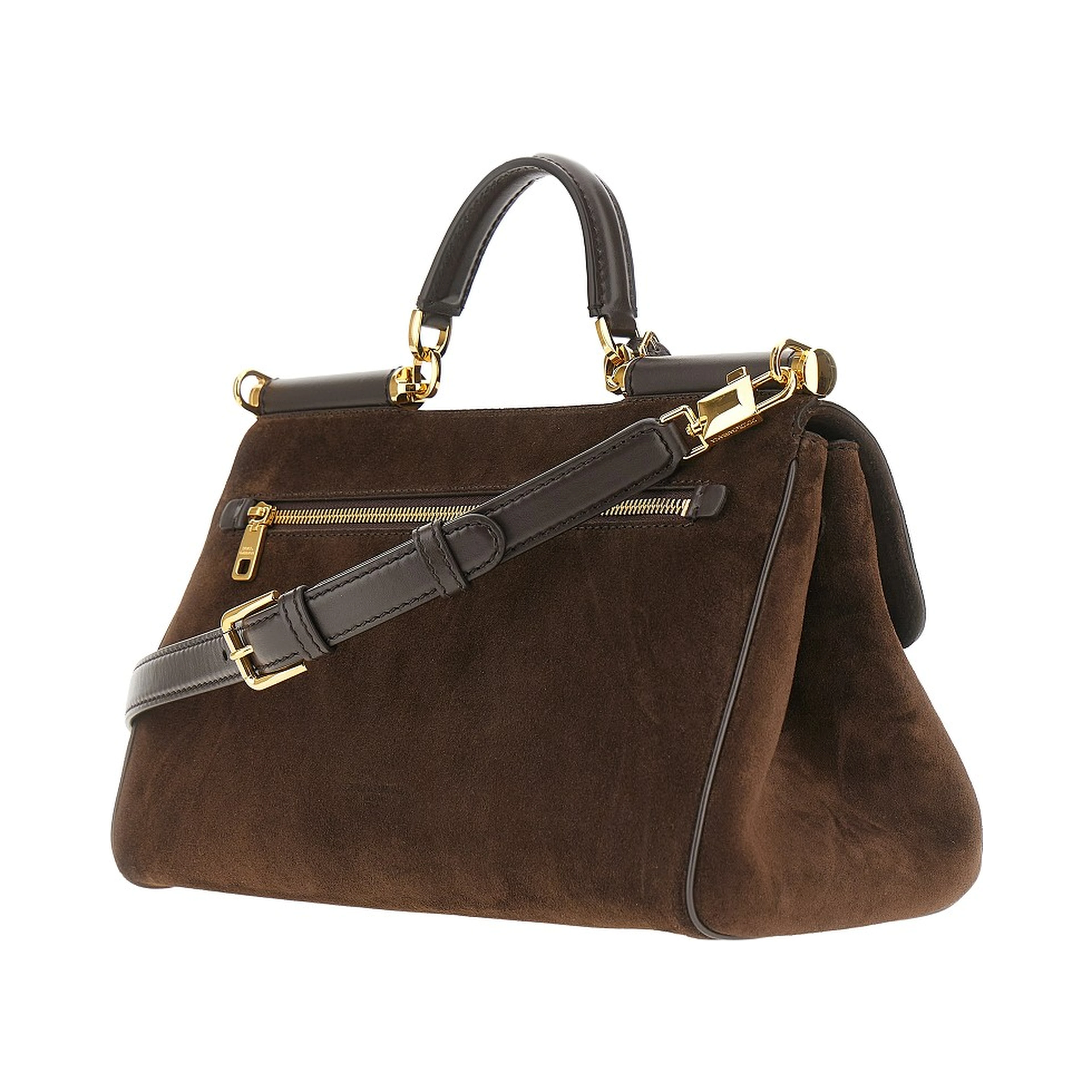 Suede leather 'My Sicily' handbag