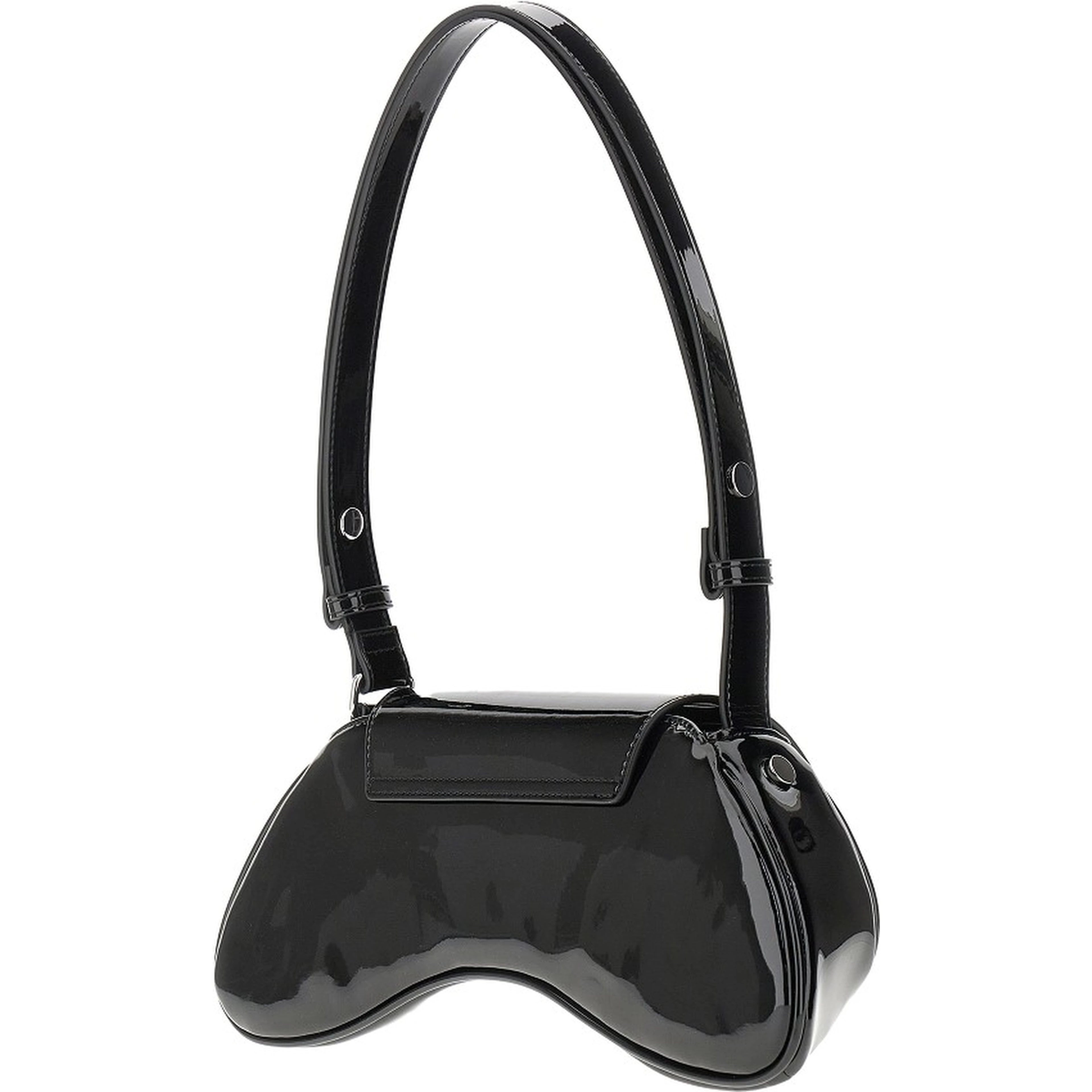 Glossy faux leather 'Play' bag