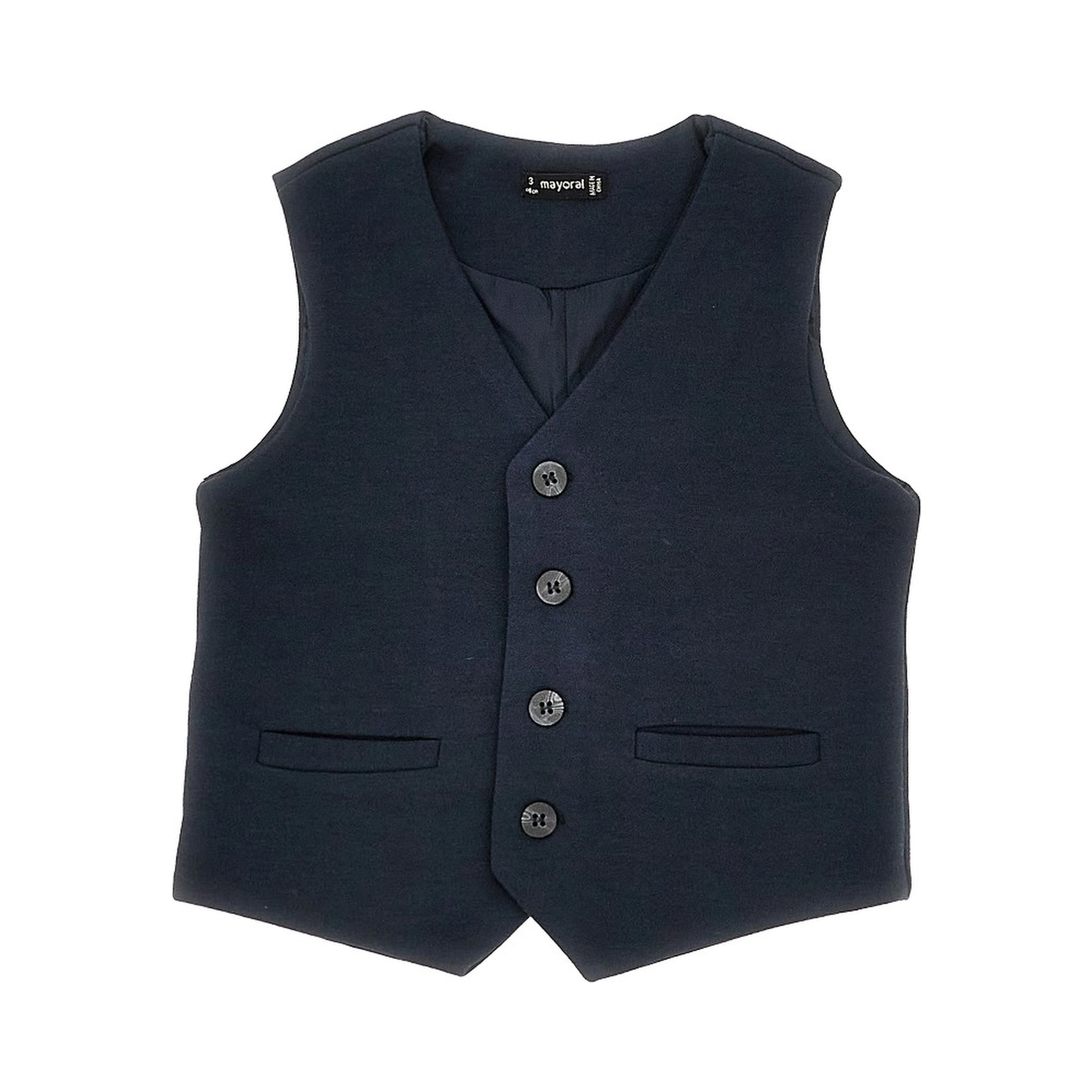 Cotton-blend jersey vest
