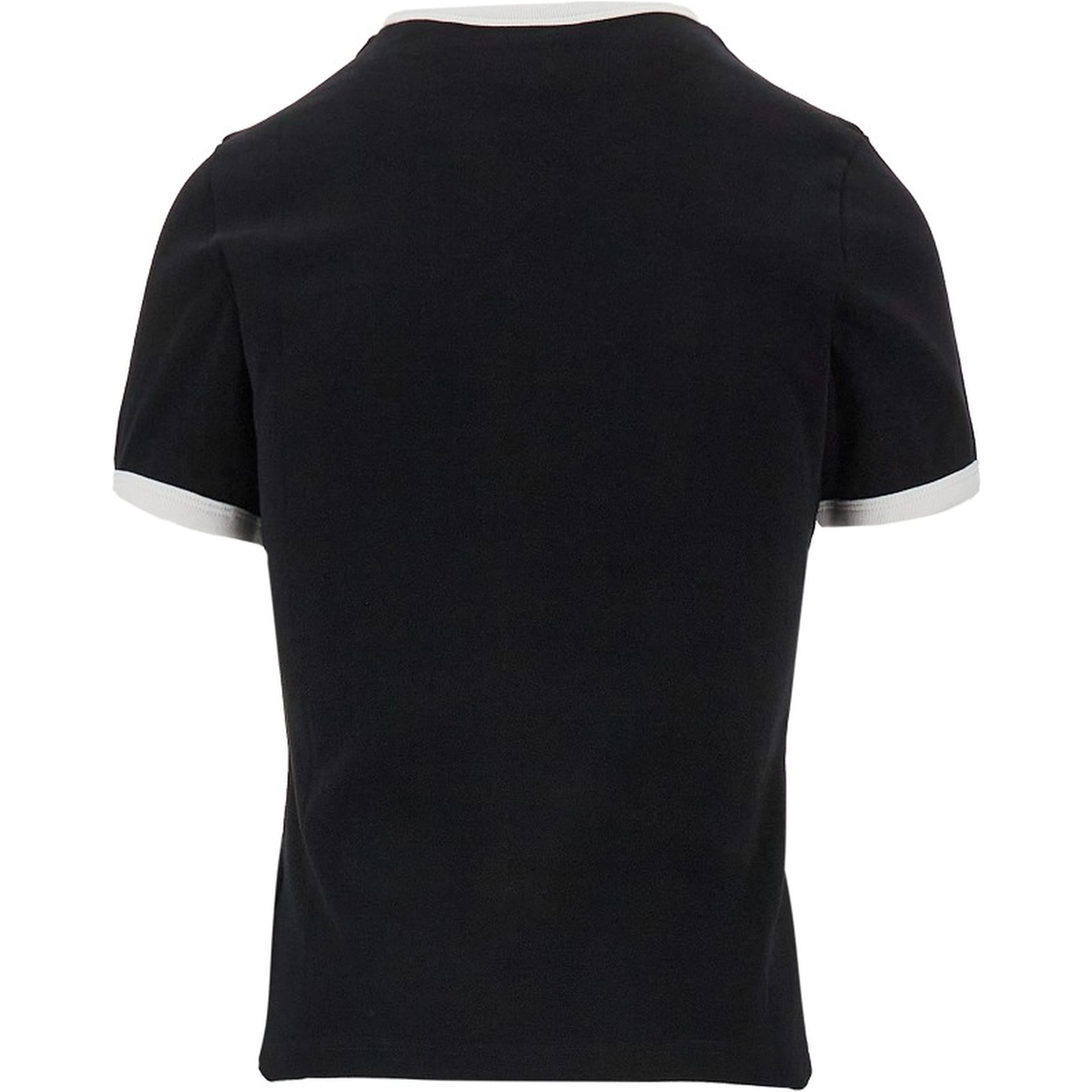 Cotton T-shirt with contrasting trims