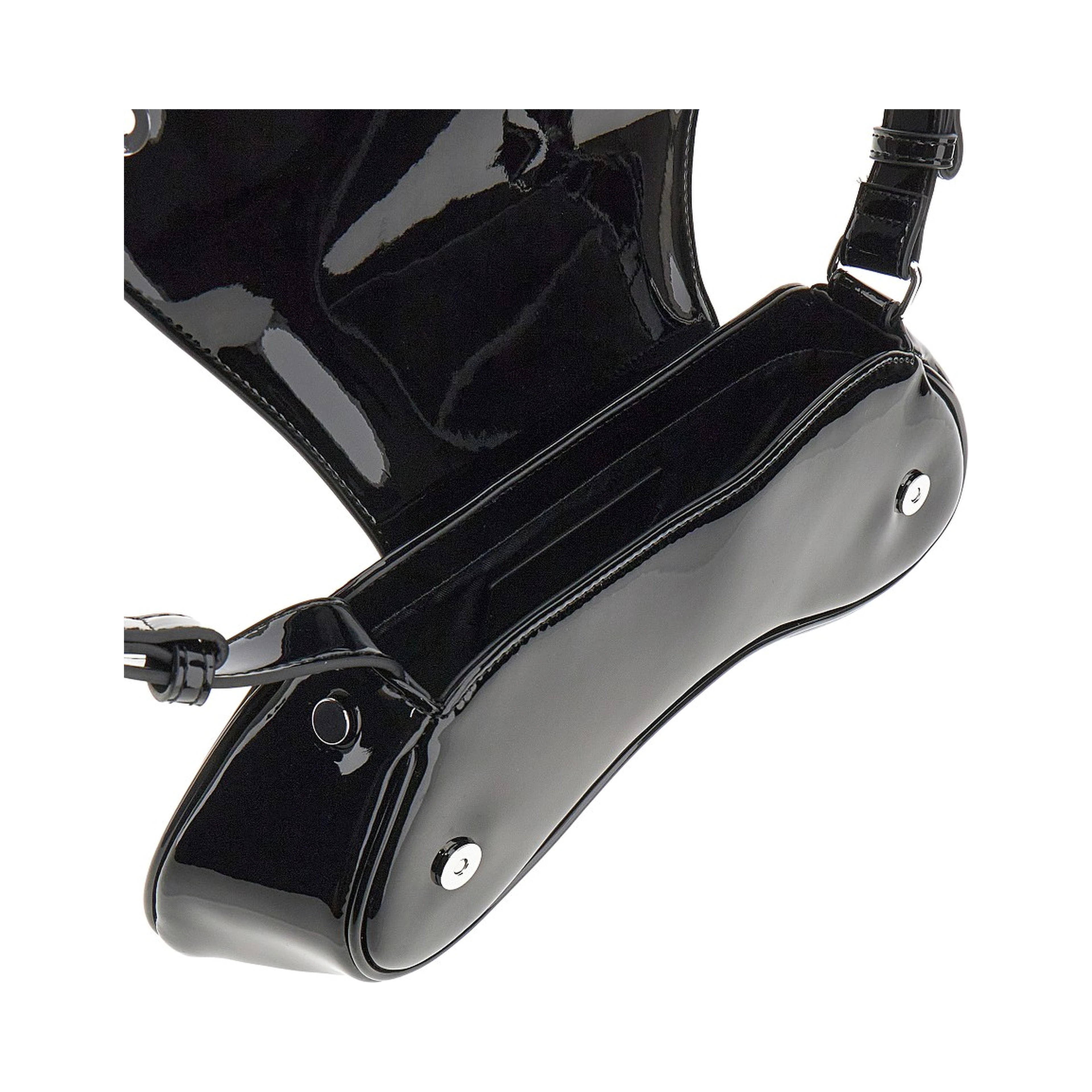 Glossy faux leather 'Play' bag