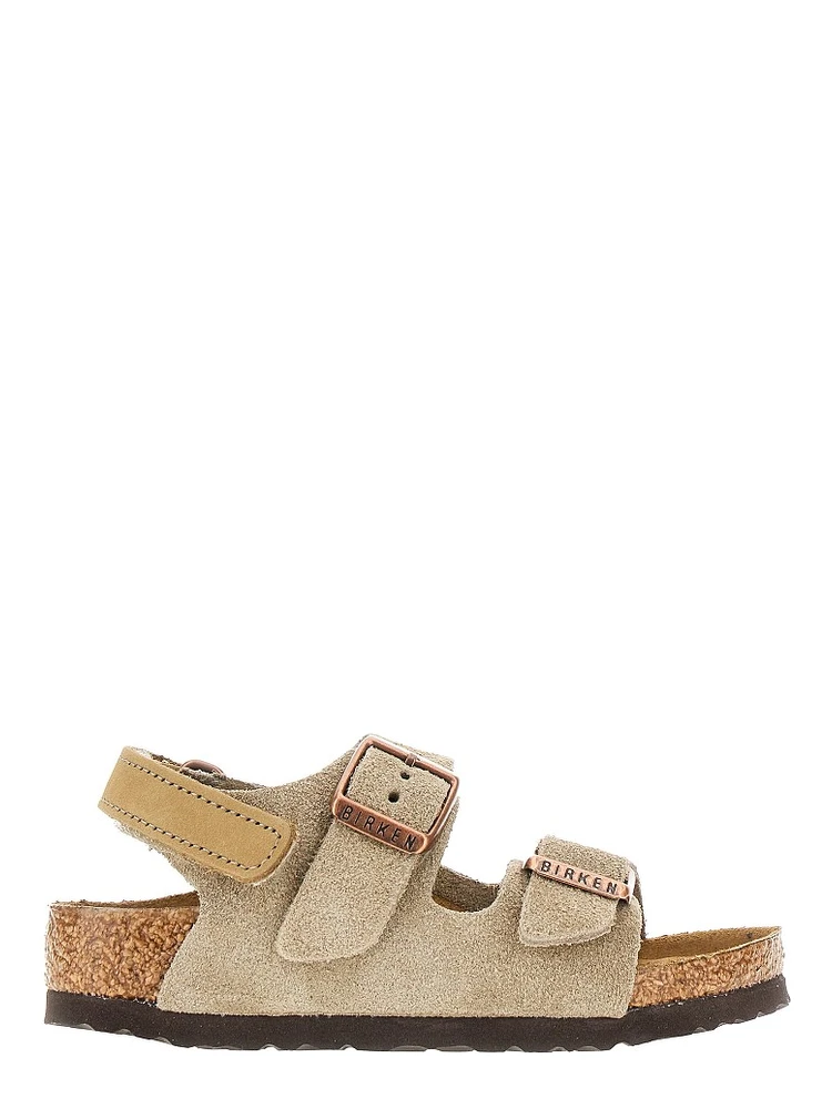 'Milano' suede leather sandals