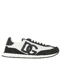 Leather and mesh 'DG CUSHION' sneakers