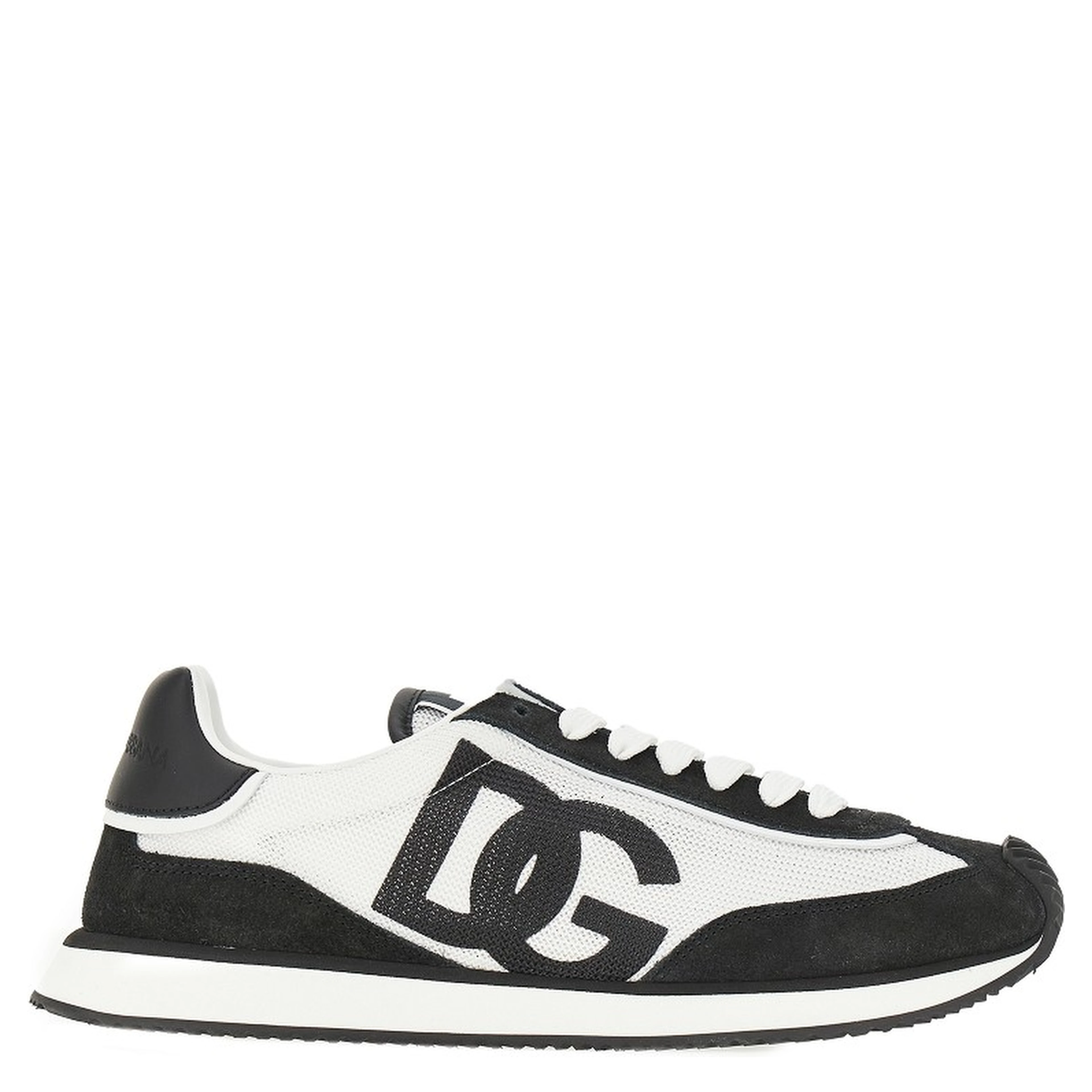 Leather and mesh 'DG CUSHION' sneakers