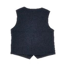 Cotton-blend jersey vest