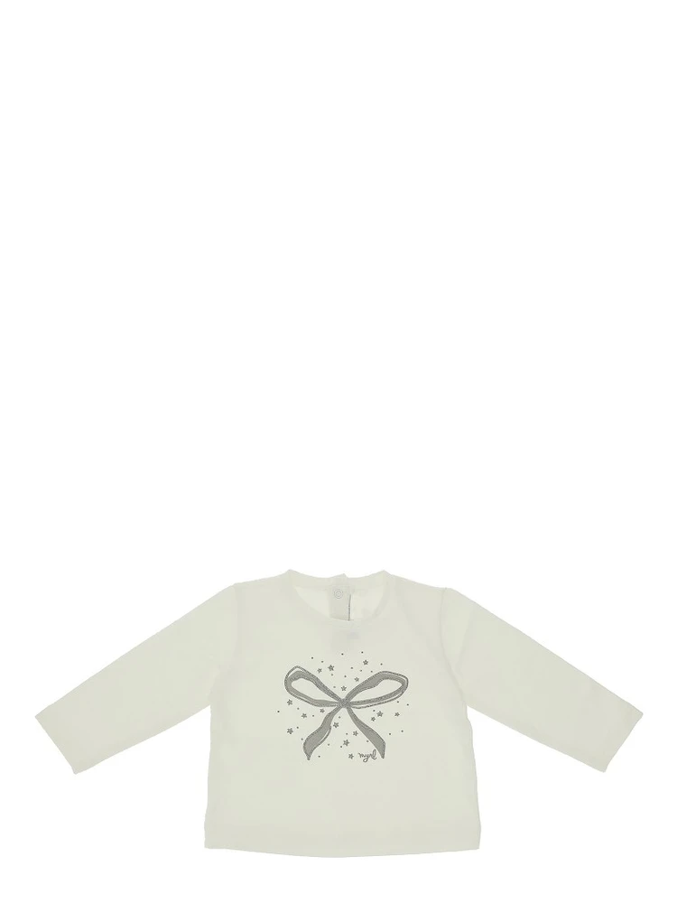 Printed long-sleeved t-shirt