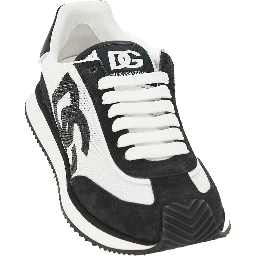 Leather and mesh 'DG CUSHION' sneakers