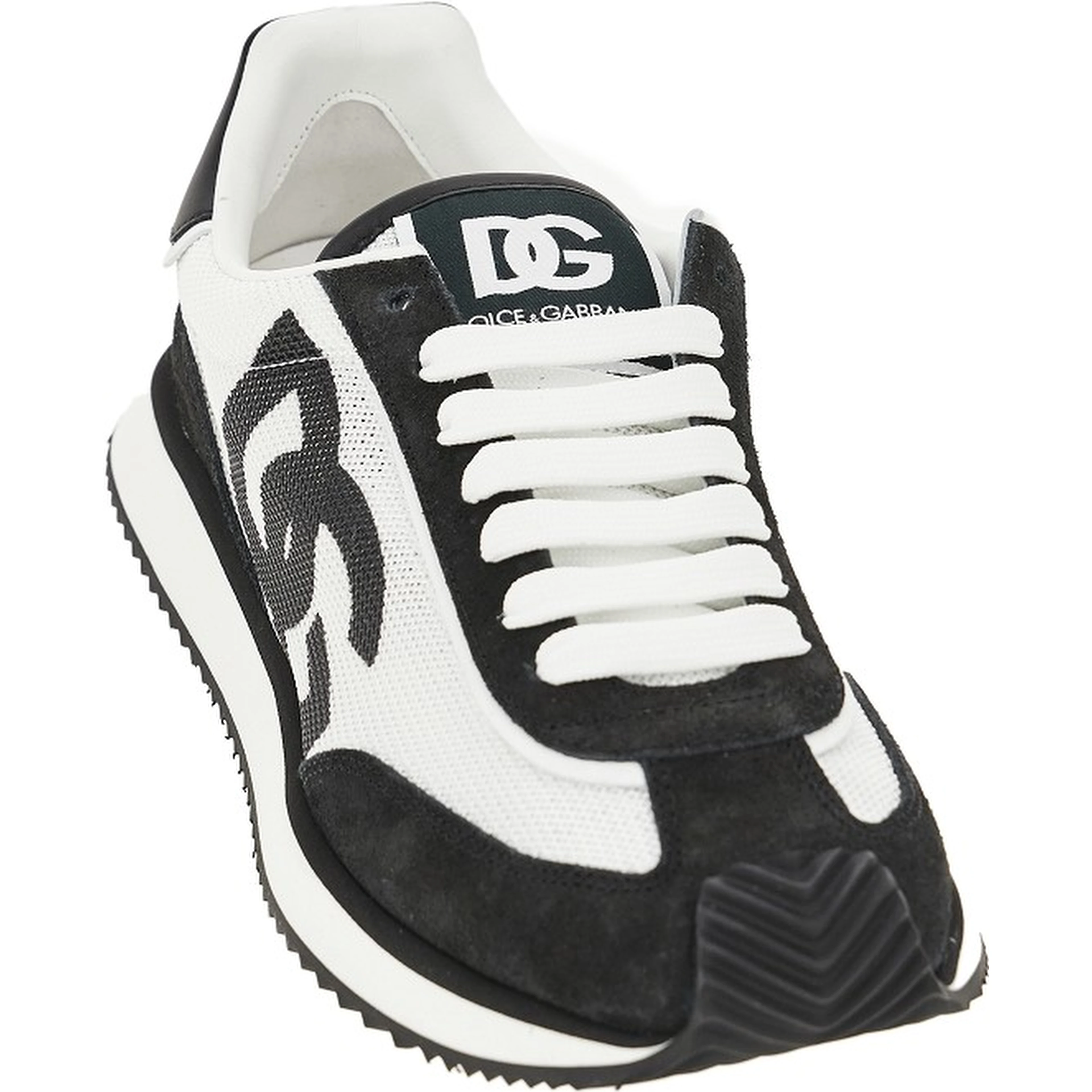 Leather and mesh 'DG CUSHION' sneakers