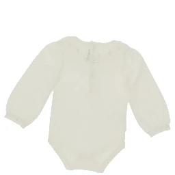 Bodysuit with embroidered collar