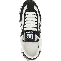 Leather and mesh 'DG CUSHION' sneakers