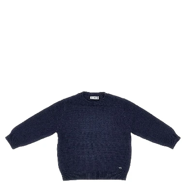 Cotton and wool-blend knitted sweater