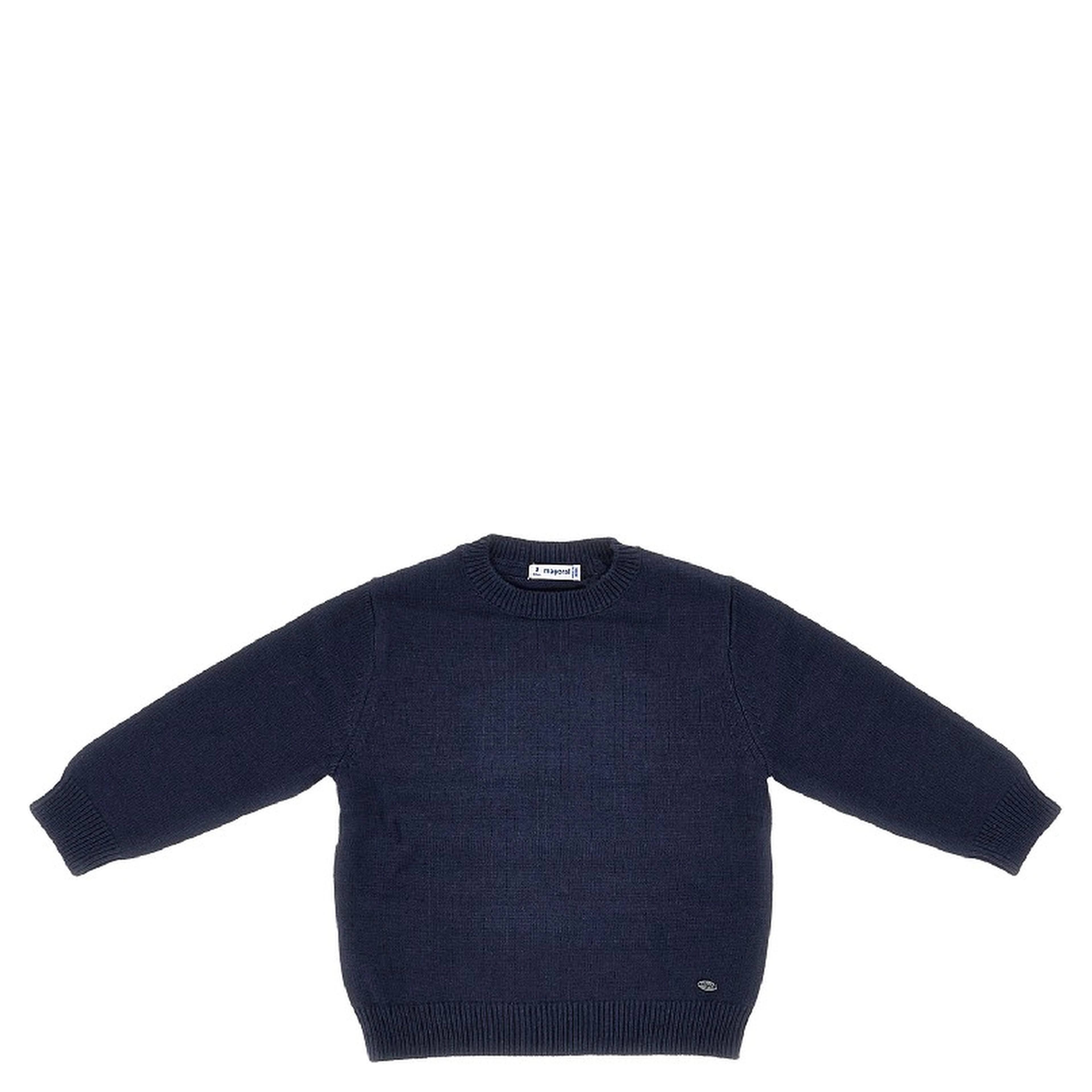 Cotton and wool-blend knitted sweater