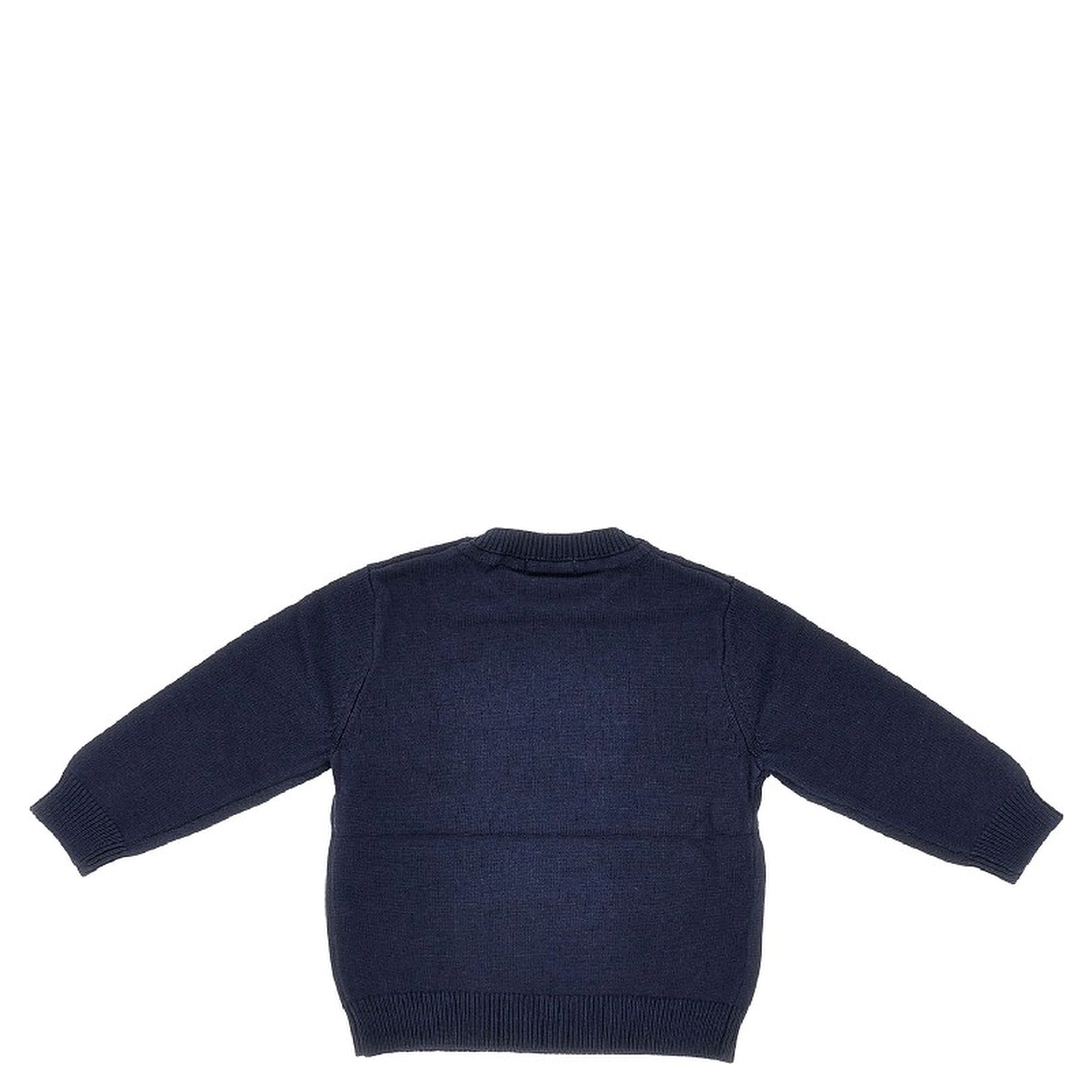 Cotton and wool-blend knitted sweater