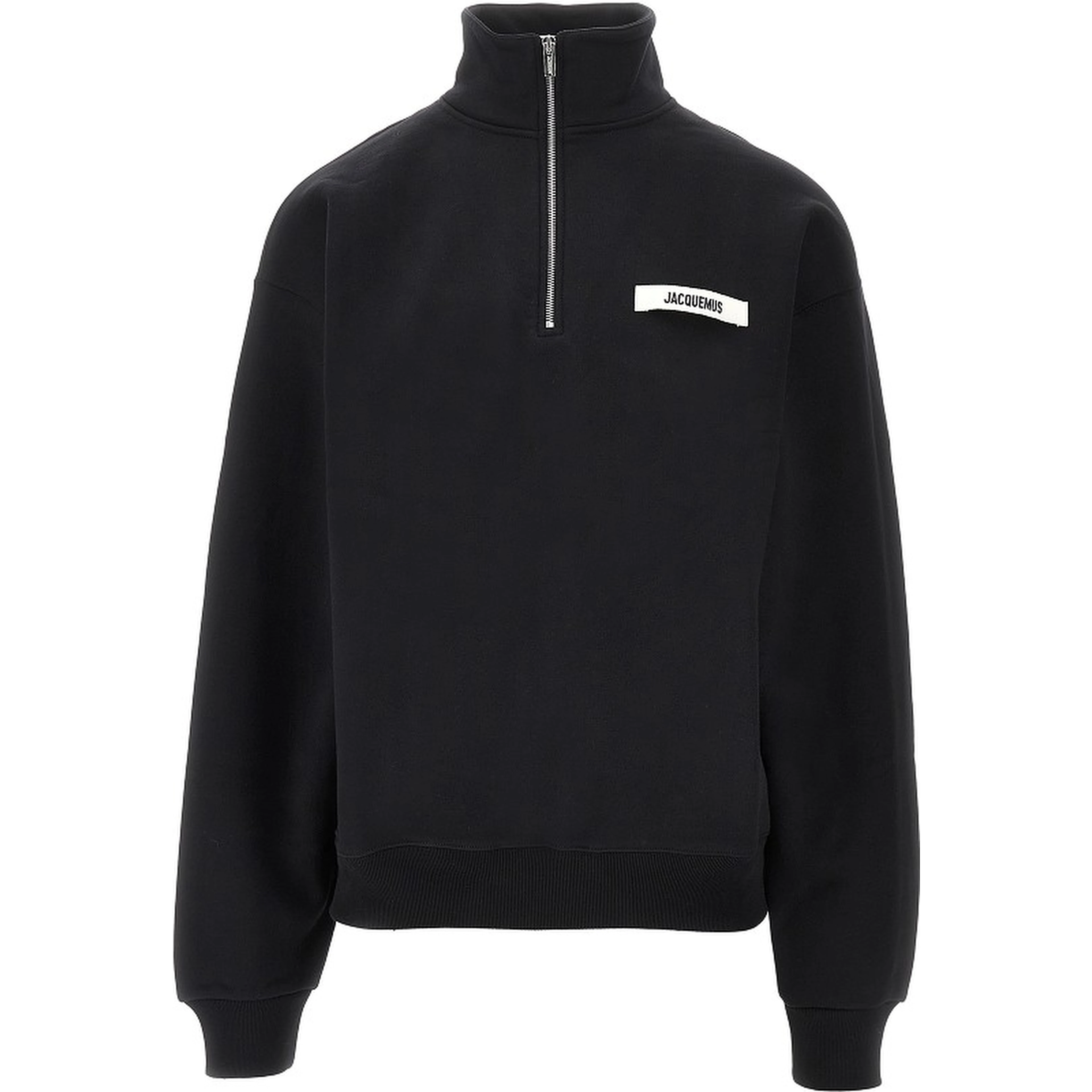 'Gros Grain' half-zip sweatshirt