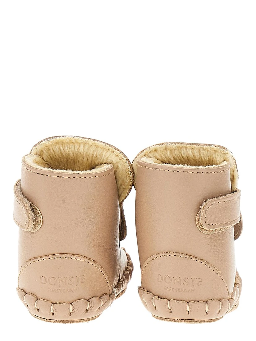 'Kapi' leather baby boots