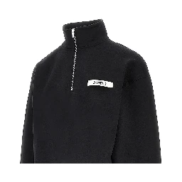 'Gros Grain' half-zip sweatshirt
