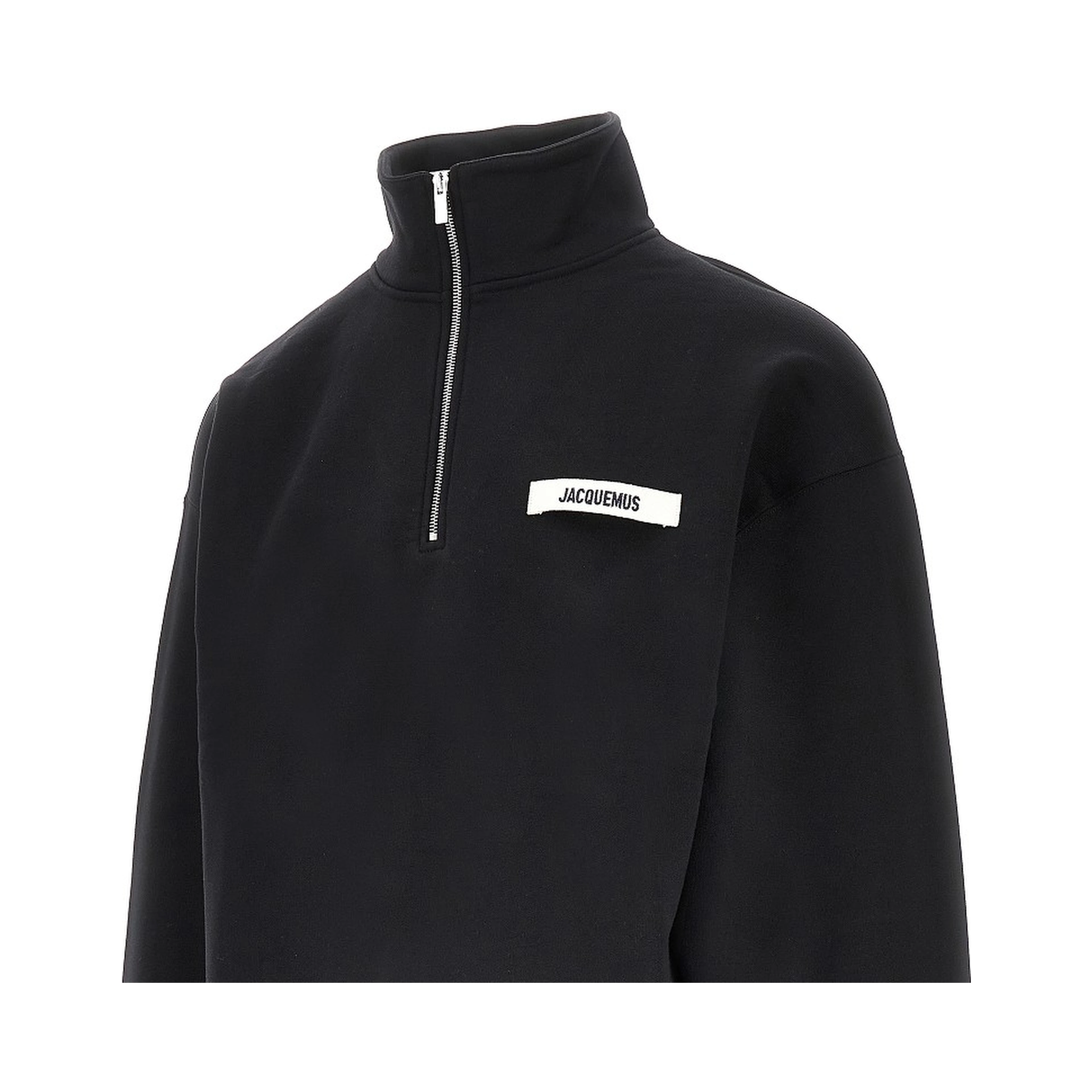 'Gros Grain' half-zip sweatshirt