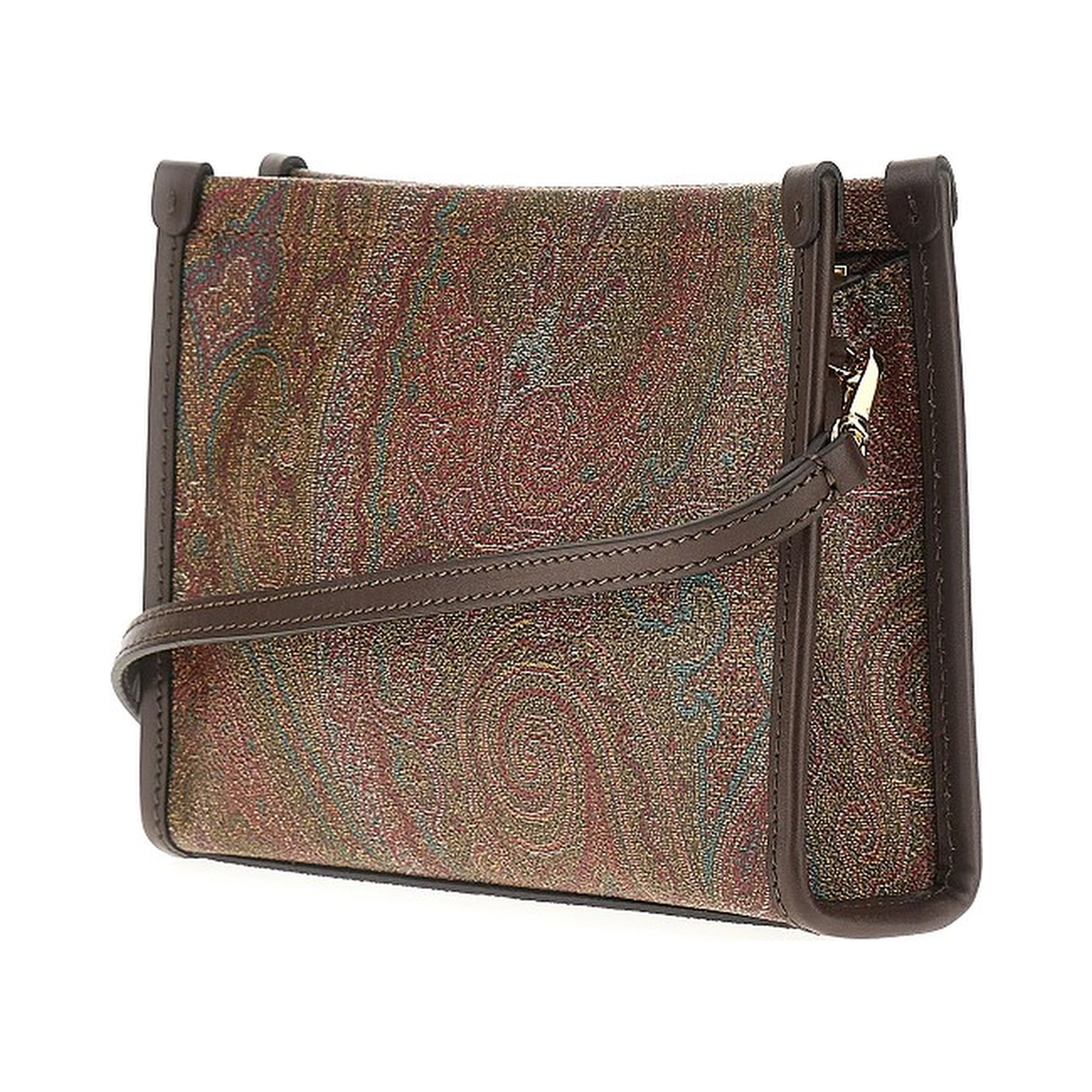 Paisley pouch with Pegaso patch
