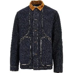 'Berry' denim overshirt