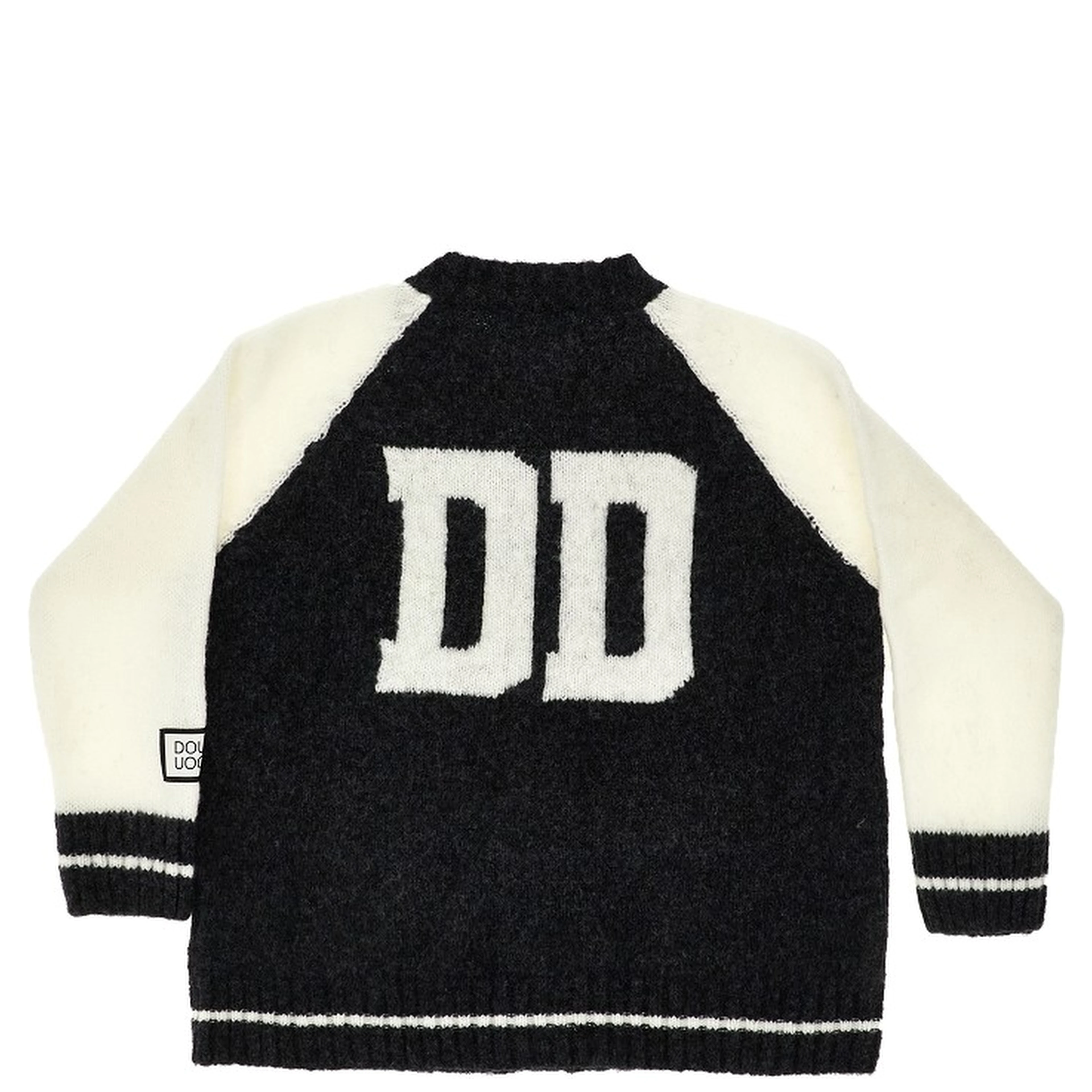 Knitted cardigan with logo